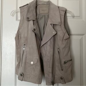 Blank NYC Suede Taupe Vest